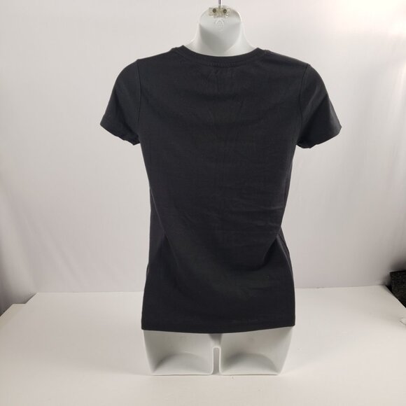 GAP XS Petite True Black T-shirt Womens Stretch Favorite T Summer Spring - Picture 2 of 11